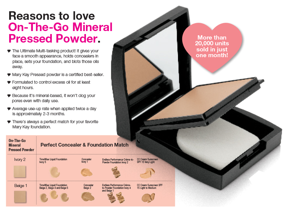 Mary Kay ON-THE-GO Mineral Pressed Powder