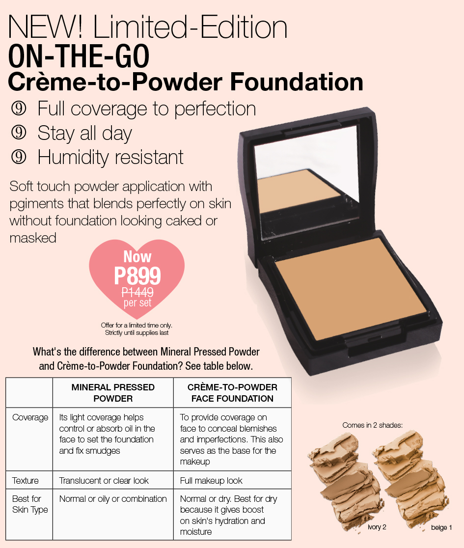 On the Go Creme to Powder Foundation