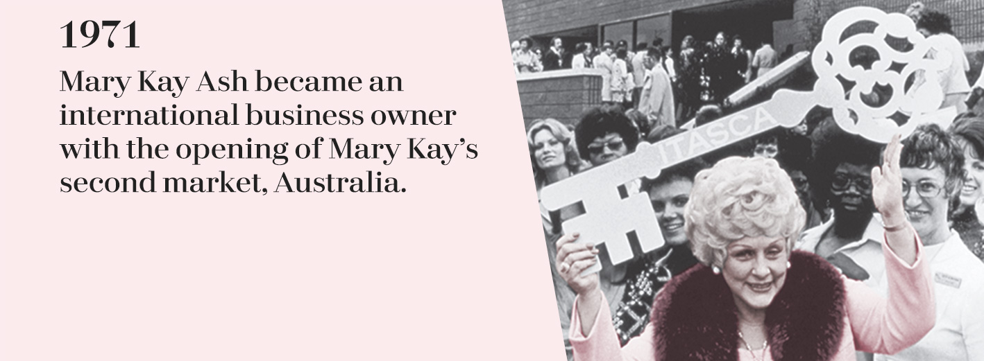 Mary Kay Founder Section Milestone 1971